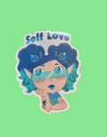 Self Love Transparent Sticker